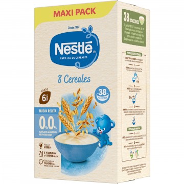 MAXI PACK Papilla NESTLÉ 8...